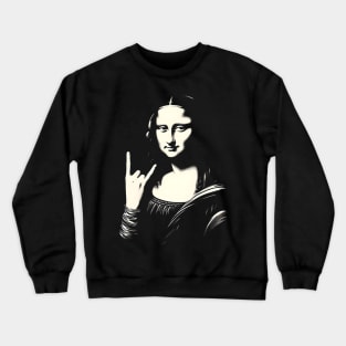 Mona Lisa's Metal Hand Crewneck Sweatshirt